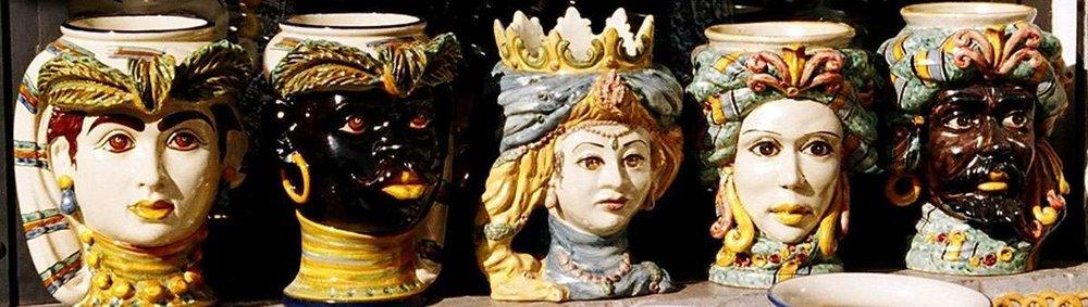 Ceramic manifestation of Caltagirone legend